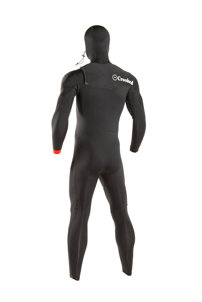 Crooked Wetsuit - 4+:3mm hooded - Mens