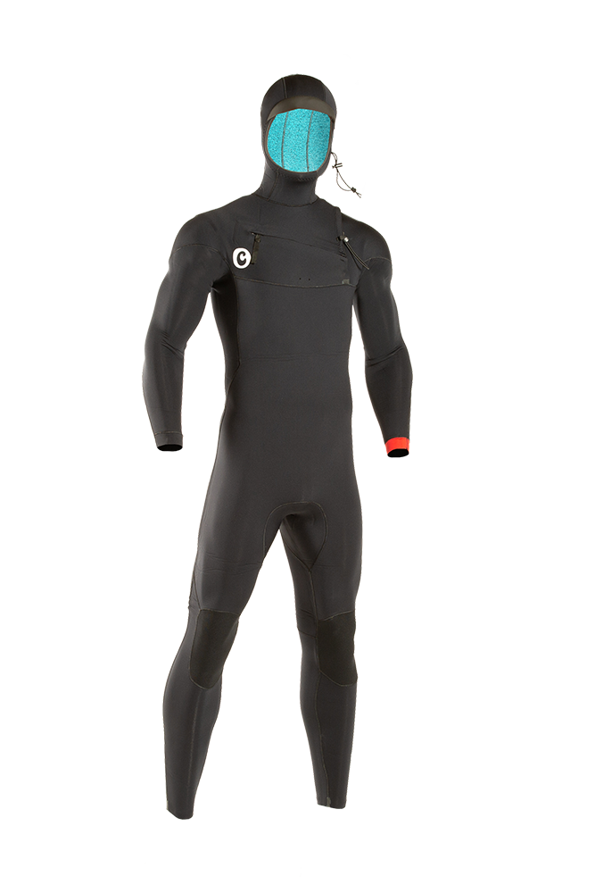 Crooked Wetsuit - 4+:3mm hooded - Mens