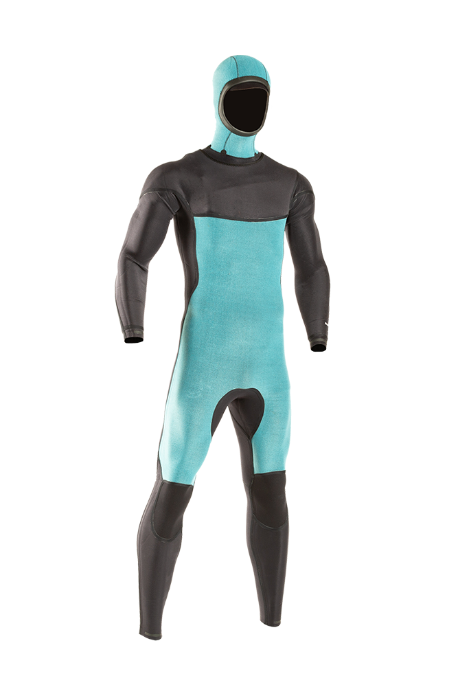 Crooked Wetsuit - 4+:3mm hooded - Mens