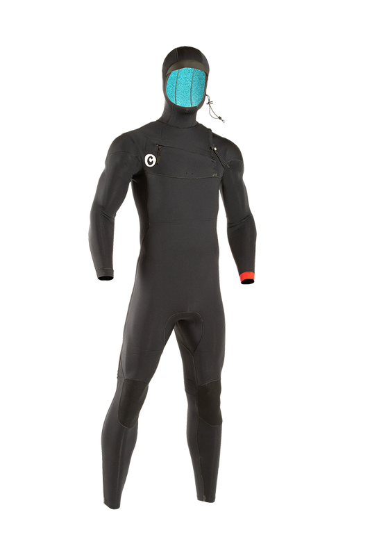 Crooked Wetsuit - 5+:4 hooded - Mens